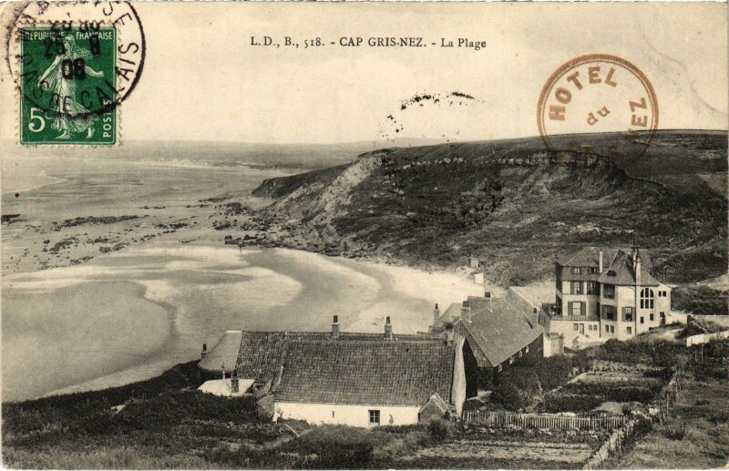 Carte postale ancienne Cap-Gris-Nez La Plage