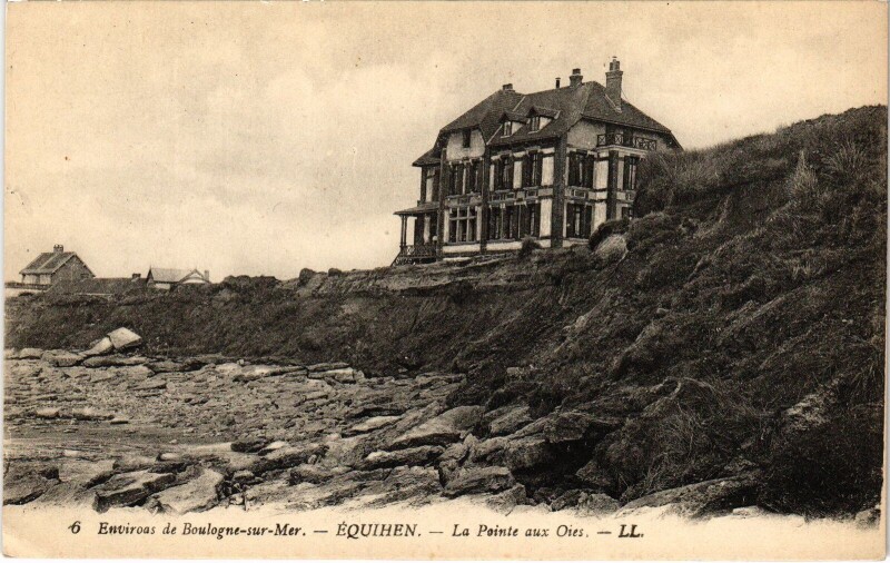 Carte postale ancienne Equihen Pointe aux Oies