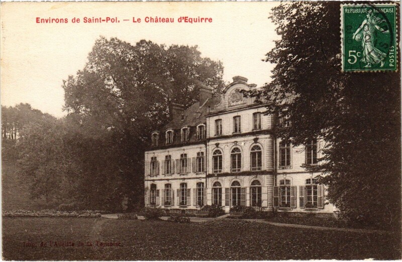 Carte postale ancienne Chateau d'Equirre
