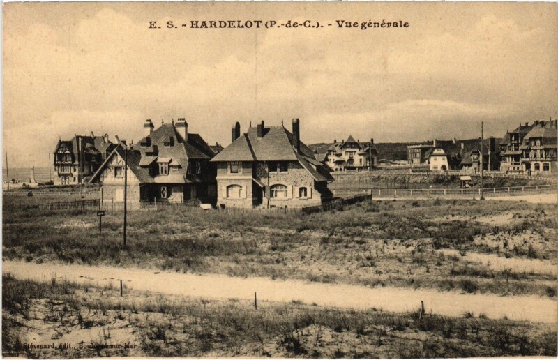 Carte postale ancienne Hardelot vue générale
