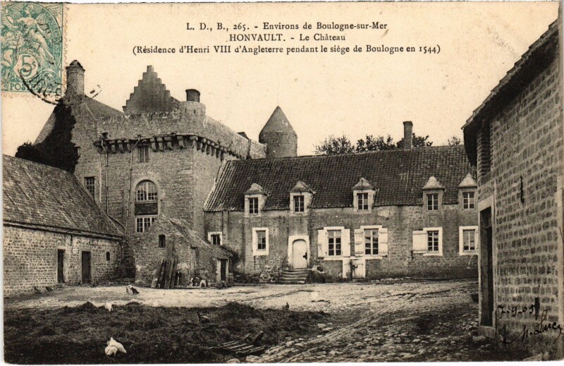 Carte postale ancienne Honvault Le Chateau