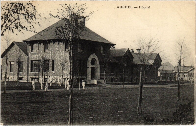 Carte postale ancienne Auchel hopital à Auchel