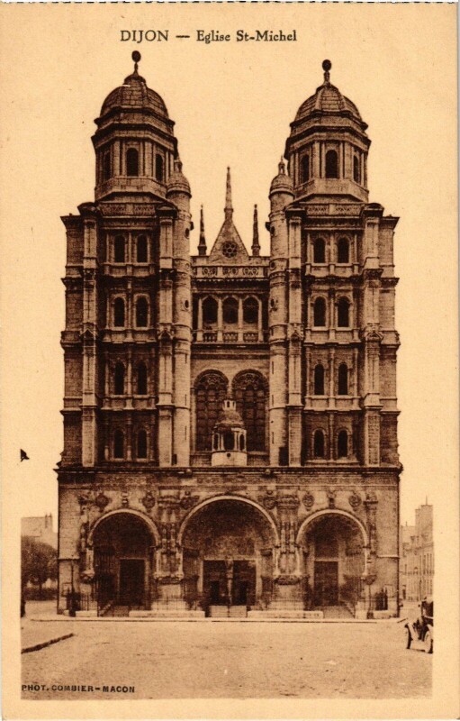 Carte postale ancienne Dijon Eglise Saint-Michel à Dijon