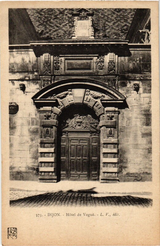 Carte postale ancienne Dijon - Hotel de Vogue à Dijon