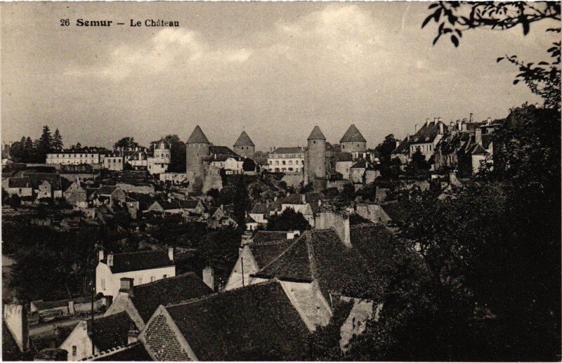 Carte postale ancienne Semur Le Chateau