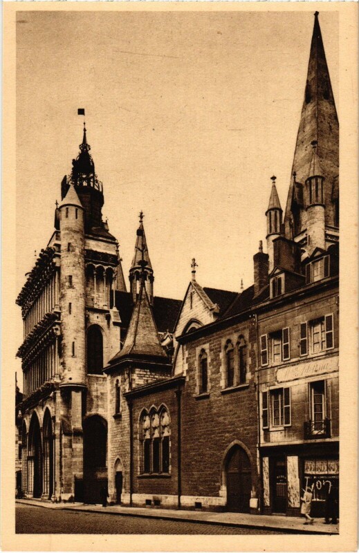 Carte postale ancienne Dijon Eglise Notre Dame à Dijon