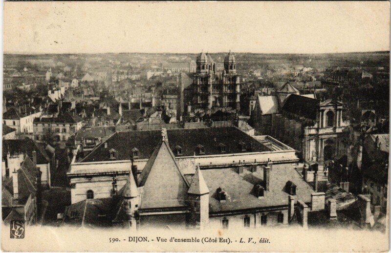 Carte postale ancienne Dijon vue d'ensemble à Dijon