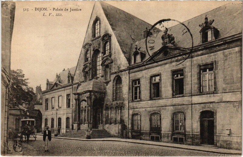 Carte postale ancienne Dijon Palais de Justice à Dijon