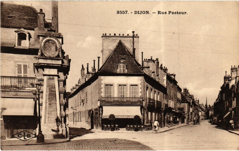 Carte postale ancienne Dijon Rue Pasteur à Dijon