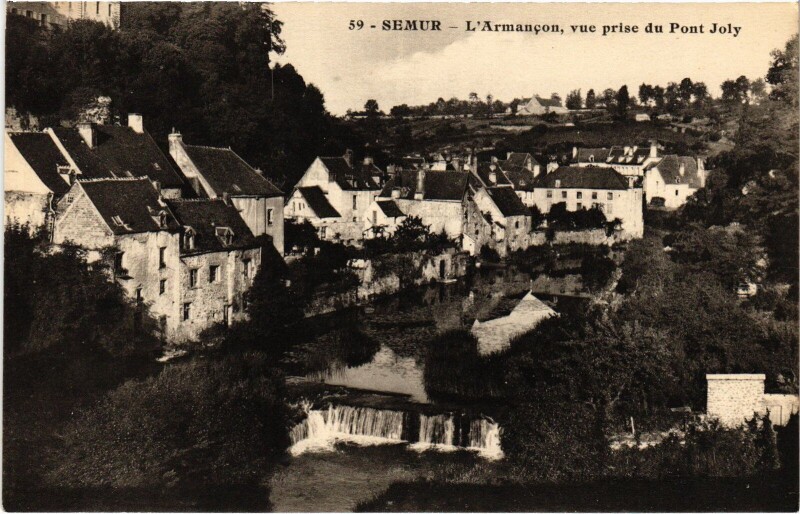 Carte postale ancienne Semur Armancon