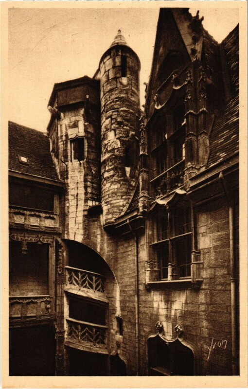Carte postale ancienne Dijon Hotel Chambellan Maison des Ambassadeurs à Dijon