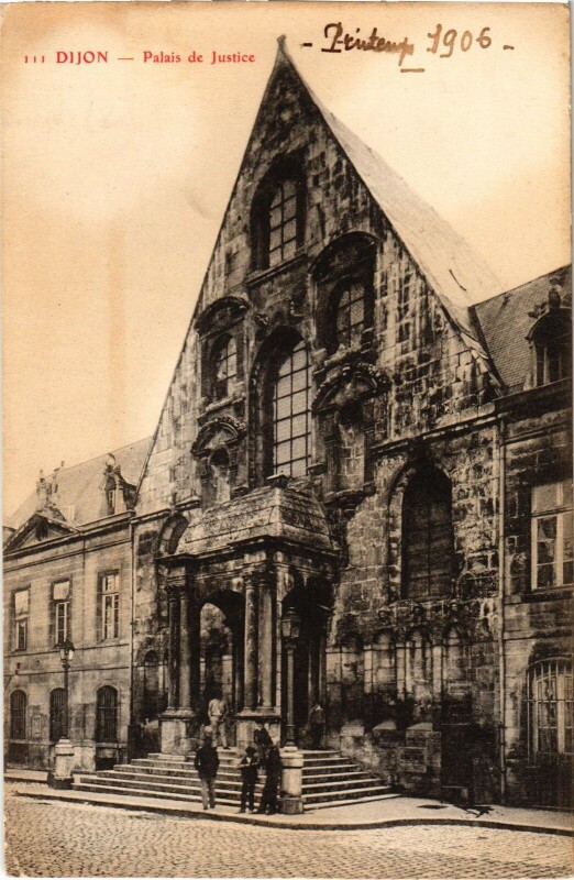 Carte postale ancienne Dijon Palais de Justice à Dijon