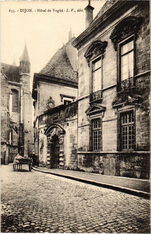 Carte postale ancienne Dijon Hotel de Vogue à Dijon