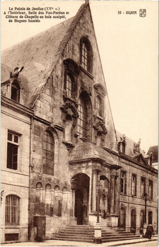 Carte postale ancienne Dijon Palais de Justice à Dijon