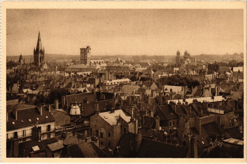 Carte postale ancienne Dijon vue generale à Dijon