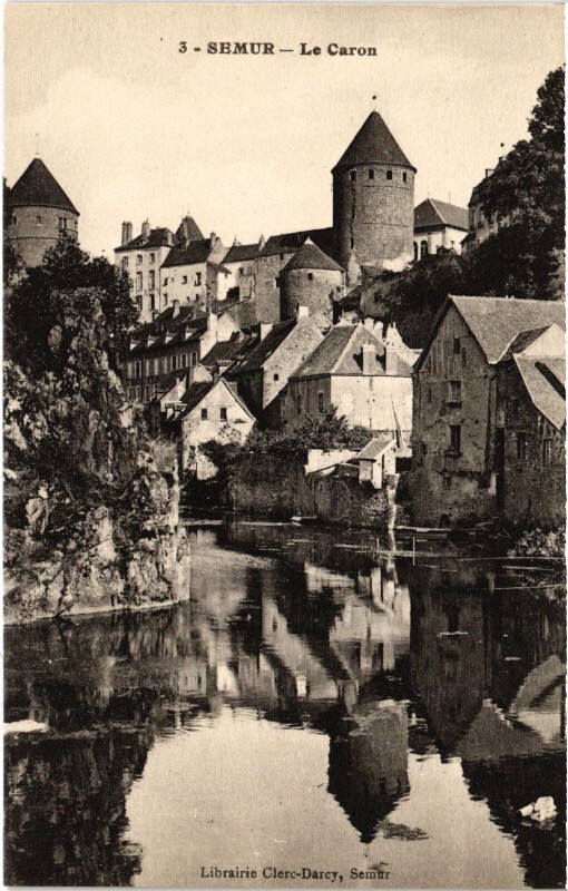 Carte postale ancienne Semur Le Caron