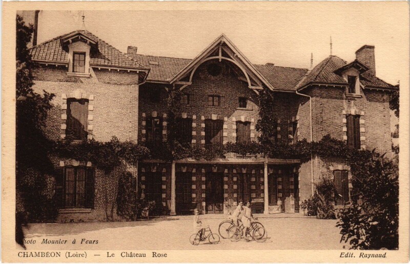 Carte postale ancienne Chabéon Chateau Rose