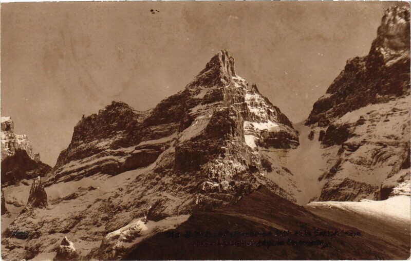 Carte postale ancienne Montagnes carte photo