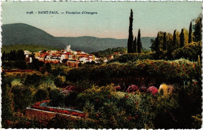 Carte postale ancienne Saint-Paul Plantation d'Orangers
