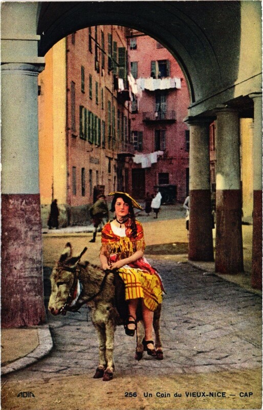 Carte postale ancienne Nice un coin