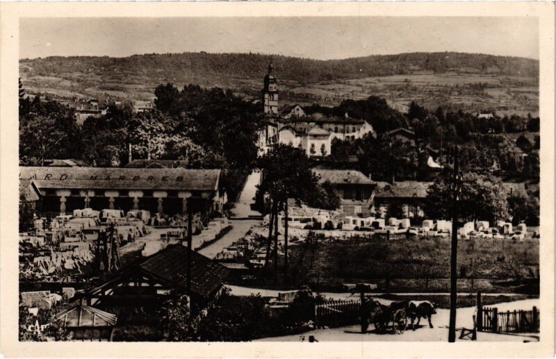 Carte postale ancienne Saint-Amour vue générale à Saint-Amour