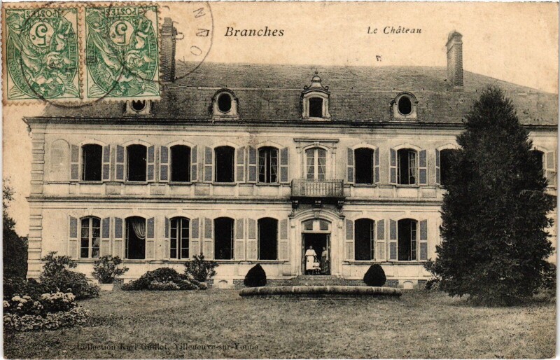 Carte postale ancienne Branches Le Chateau à Branches