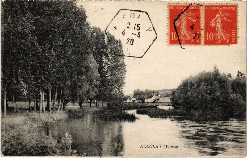 Carte postale ancienne Accolay