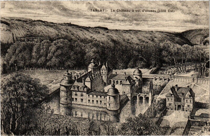 Carte postale ancienne Tanlay Le Chateau à Tanlay