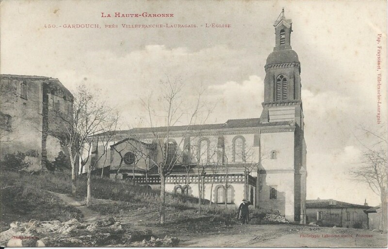 Carte postale ancienne L'Eglise à Gardouch