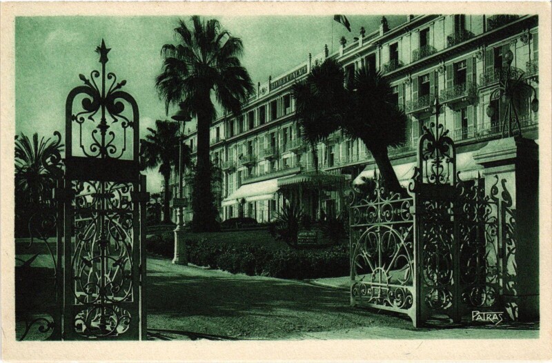 Carte postale ancienne Nice Cimiez Riviera Palace