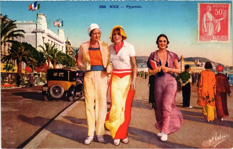 Carte postale ancienne Nice Pyjamas