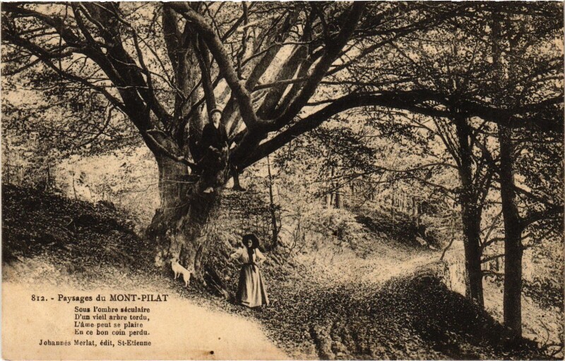 Carte postale ancienne Paysages Mont-Pilat