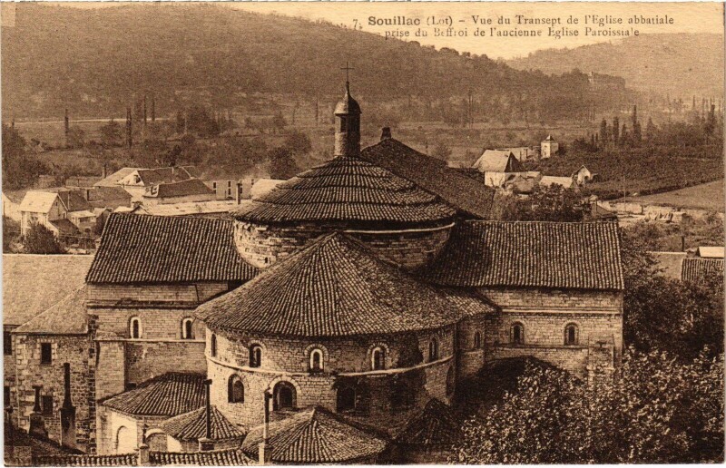 Carte postale ancienne Souillac Eglise Transept à Souillac