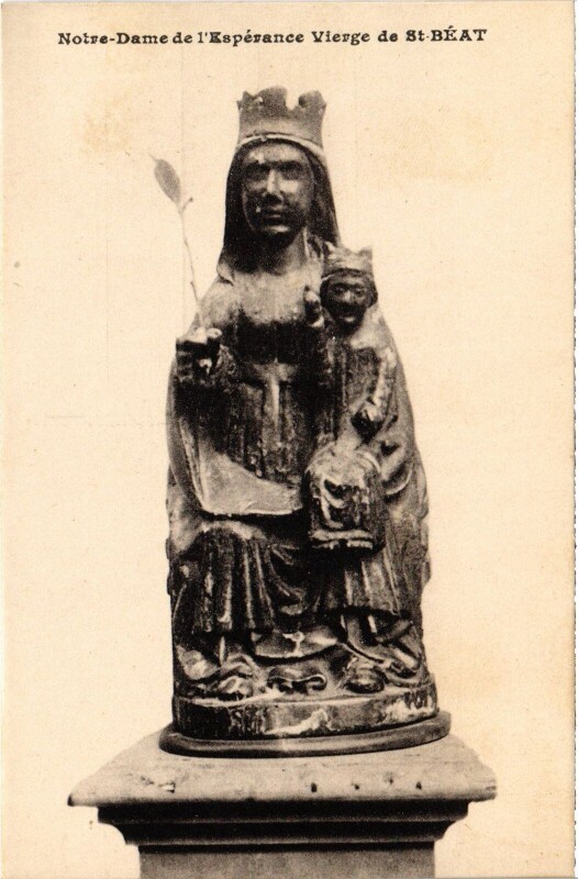 Carte postale ancienne Saint-Béat Notre-Dame del'Espérance