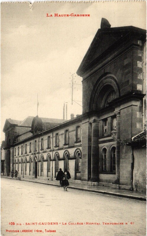 Carte postale ancienne Saint-Gaudens Le College à Saint-Gaudens