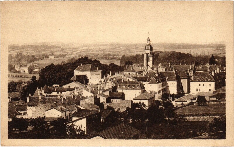 Carte postale ancienne Saint-Amour vue générale à Saint-Amour
