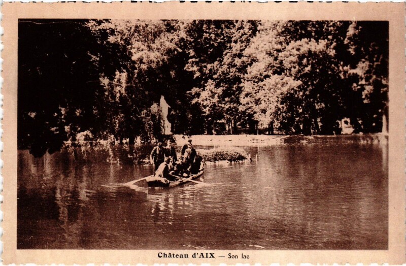 Carte postale ancienne Chateau de Aix son lac
