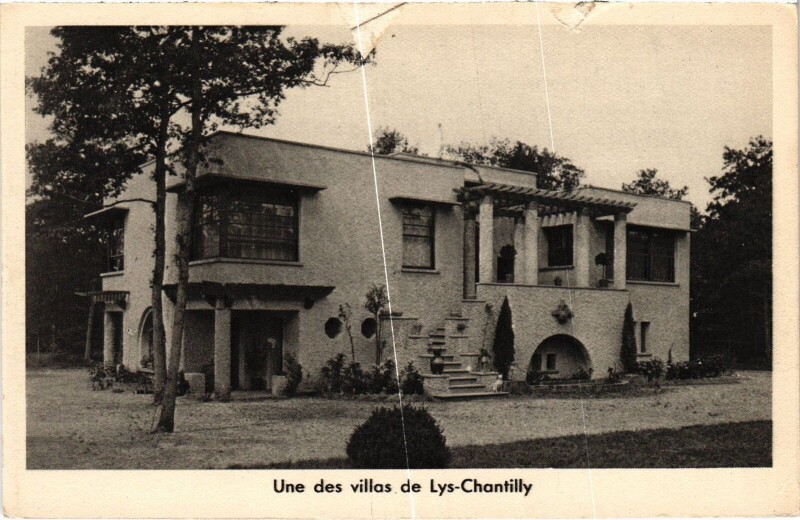 Carte postale ancienne Lys-Chantilly Une des villas à Antilly