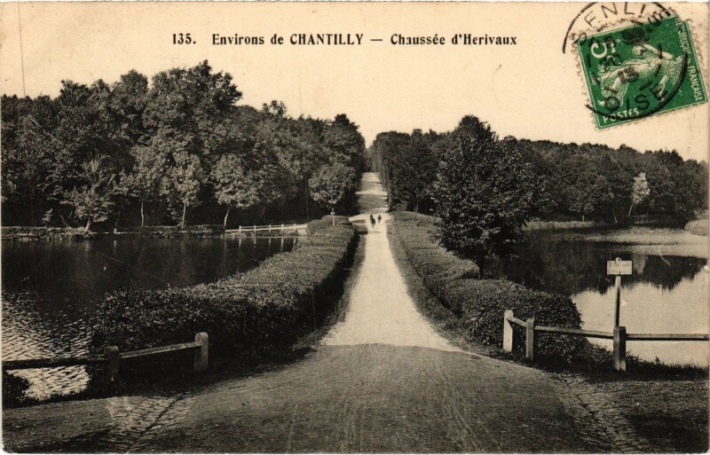 Carte postale ancienne Chaussée de Herivaux