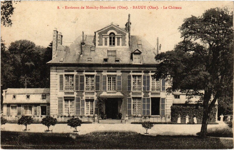 Carte postale ancienne Baugy Le Chateau à Baugy