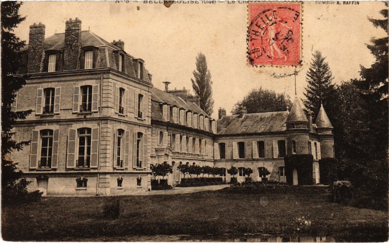 Carte postale ancienne Belle-Eglise Le Chateau