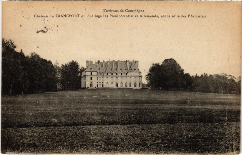 Carte postale ancienne Chateau de Francport