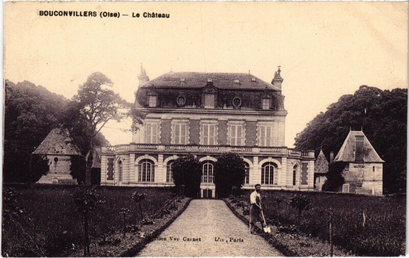 Carte postale ancienne Bouconvillers Le Chateau à Bouconvillers