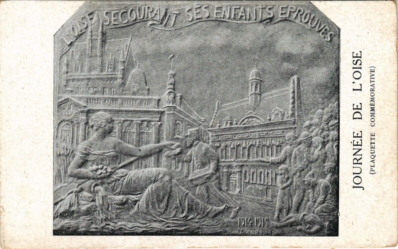 Carte postale ancienne Journée de l'Oise