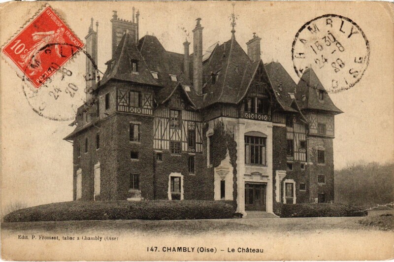 Carte postale ancienne Chambly Le Chateau à Chambly