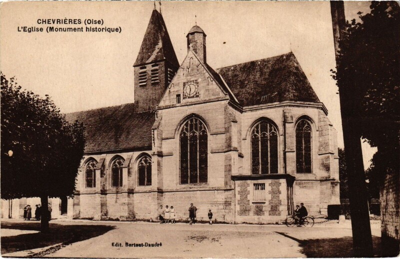 Carte postale ancienne Chevrieres Eglise
