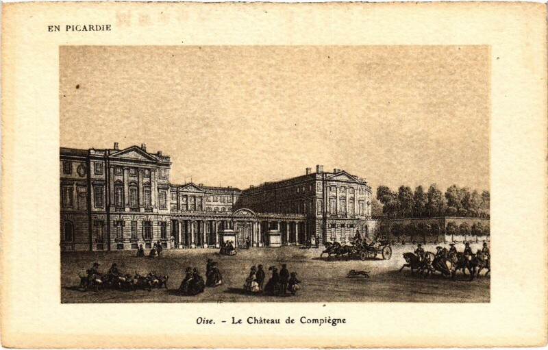 Carte postale ancienne Chateau de Compiegne