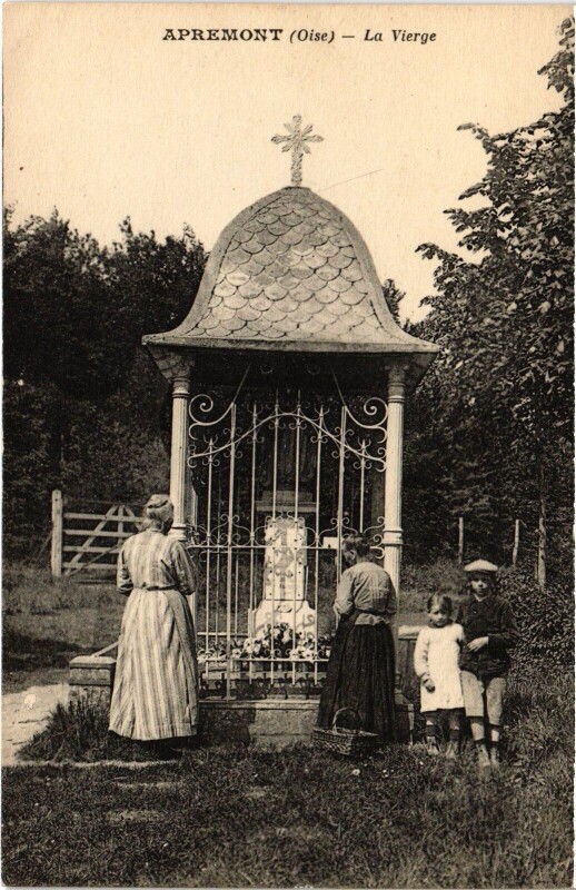 Carte postale ancienne Apremont La Vierge à Apremont