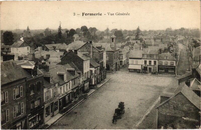 Carte postale ancienne Formerie vue générale à Formerie