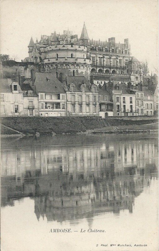 Carte postale ancienne Le Château à Amboise